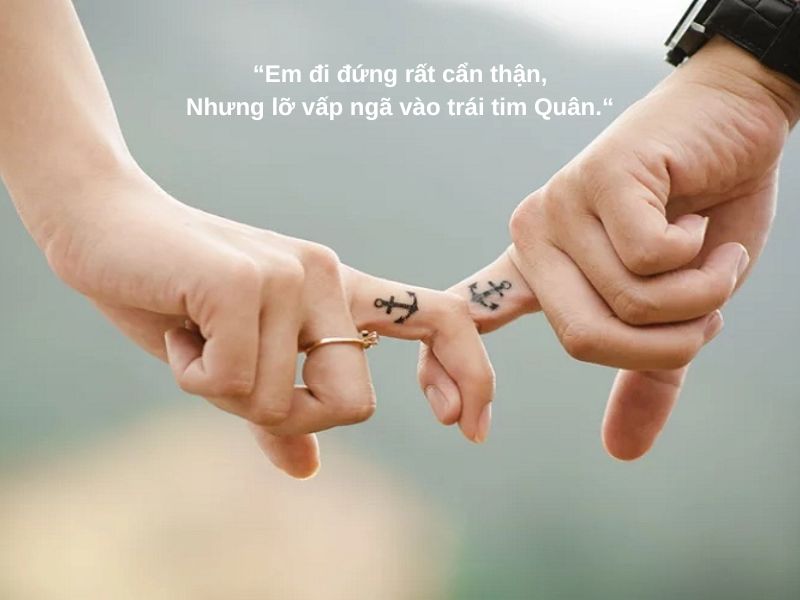 thả thính tên Quân